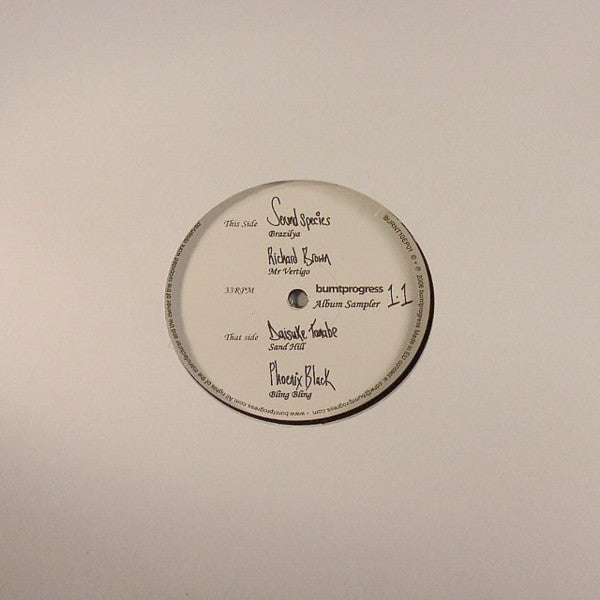 Various : Burntprogress 1.1 (Album Sampler) (10")