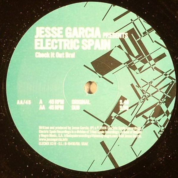 Jesse Garcia : Check It Out Bro! (12")