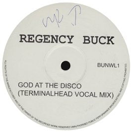 Regency Buck : God At The Disco (12", Single, Promo)
