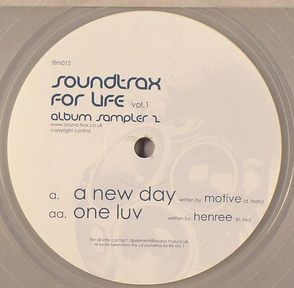 Motive (3) / Henree : Soundtrax For Life Vol. 1 (Album Sampler 2) (12", Cle)