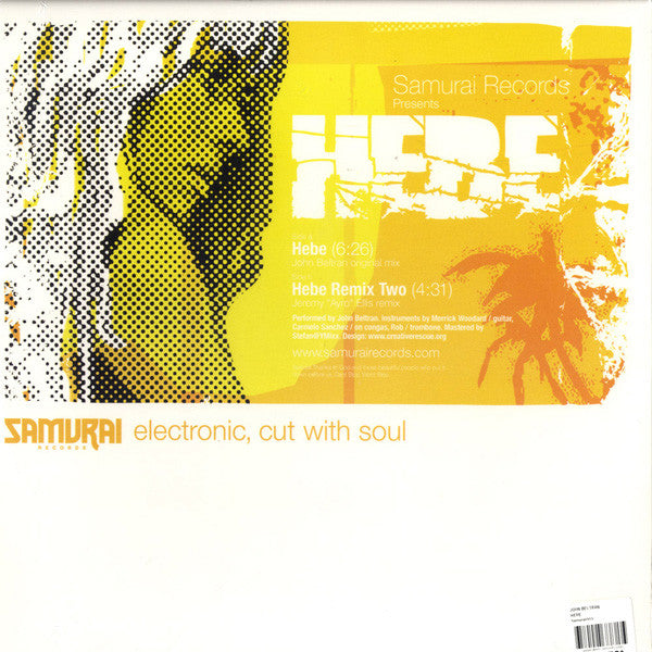 John Beltran : Hebe (12")