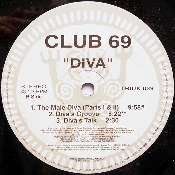 Club 69 : Diva (12")