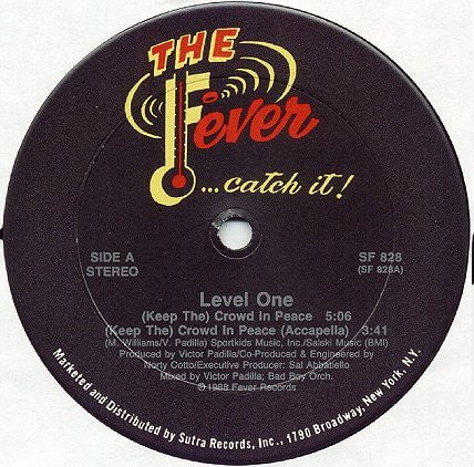 Level One : (Keep The) Crowd In Peace (12")