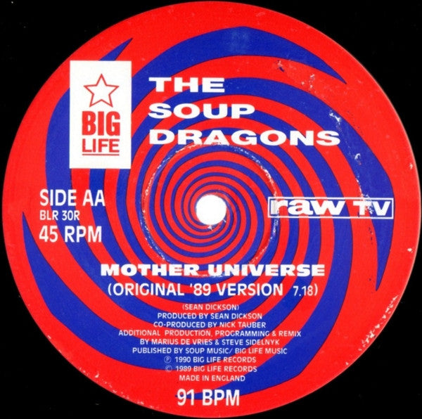 The Soup Dragons : Mother Universe Remix (12", Single)