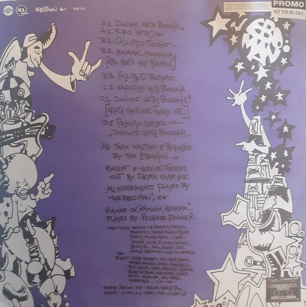 Eboman : Sampling Madness 1 - Donuts With Buddah (2x12", EP)