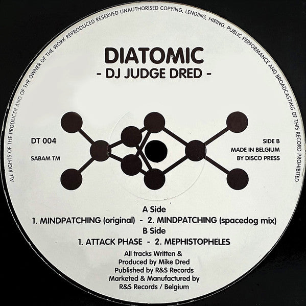 DJ Judge Dred : Mindpatching (12", EP)