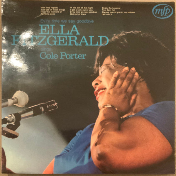 Ella Fitzgerald : Ev'ry Time We Say Goodbye, Ella Fitzgerald Sings Cole Porter (LP, Comp, Mono)