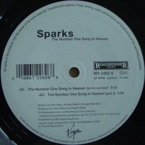 Sparks : The Number One Song In Heaven (12")