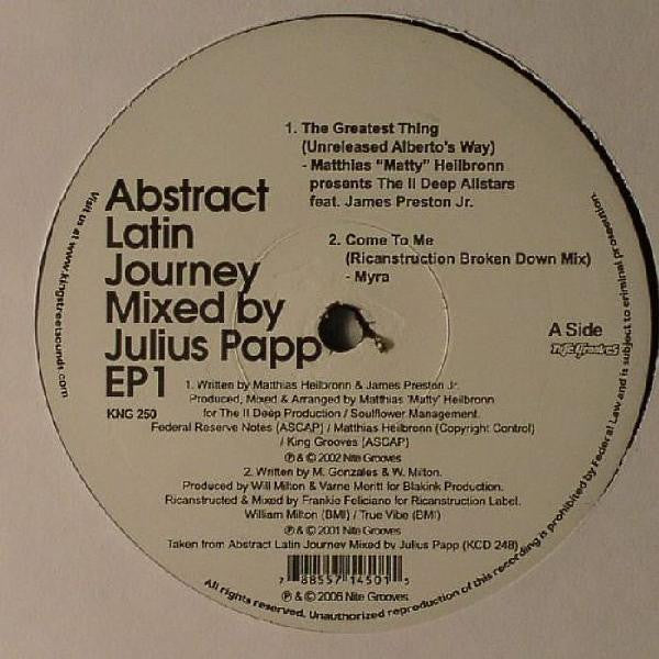 Various : Abstract Latin Journey EP 1 (12", EP)