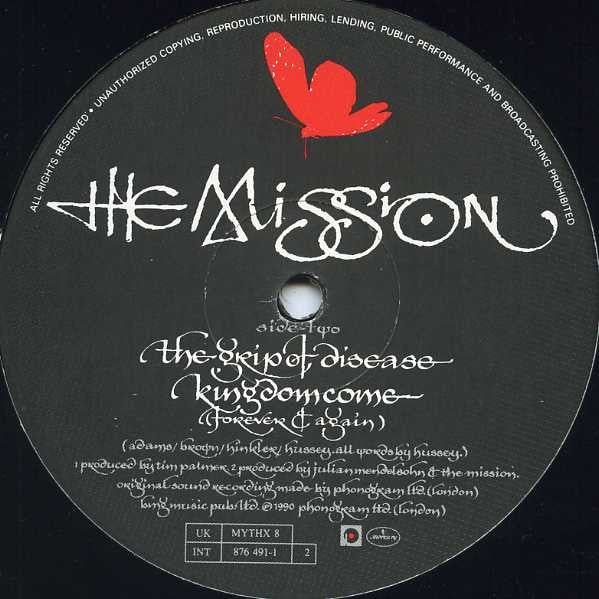 The Mission : Butterfly On A Wheel (12", Single)