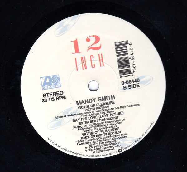 Mandy Smith : Victim Of Pleasure (12")
