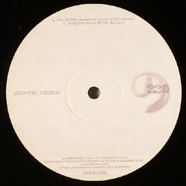 Atomic Nation : Atomic Nation (Remixes) (12")