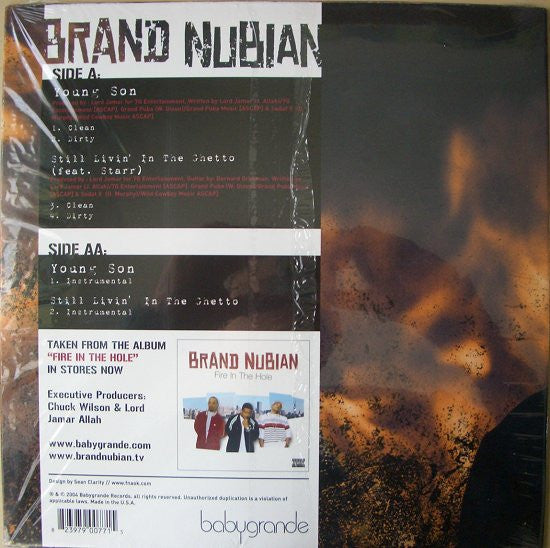 Brand Nubian : Young Son / Still Livin' In The Ghetto (12")