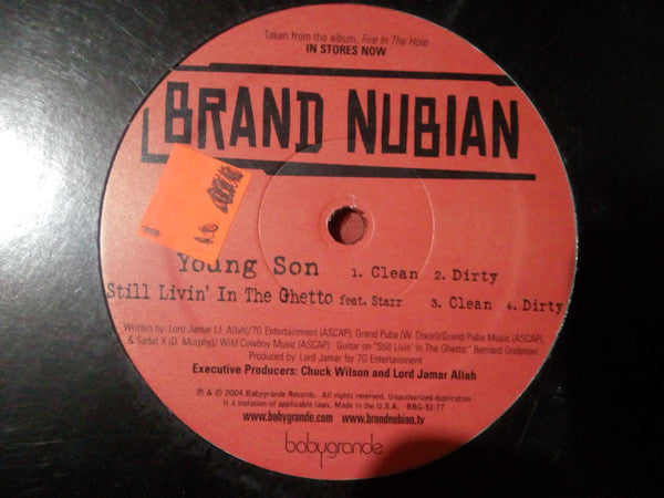 Brand Nubian : Young Son / Still Livin' In The Ghetto (12")