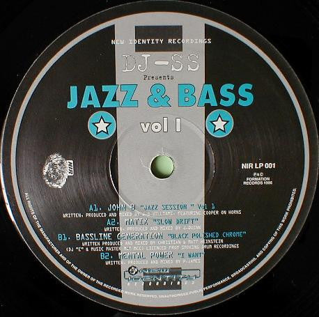 DJ SS : Jazz & Bass Vol I (The Ultimate Experience Into Jazzy Drum & Bass) (3x12", Comp)