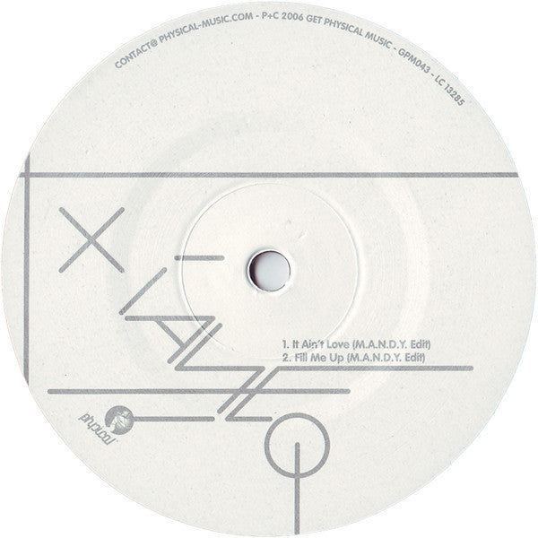 Snax & Ianeq : It Ain't Love / Fill Me Up (12")