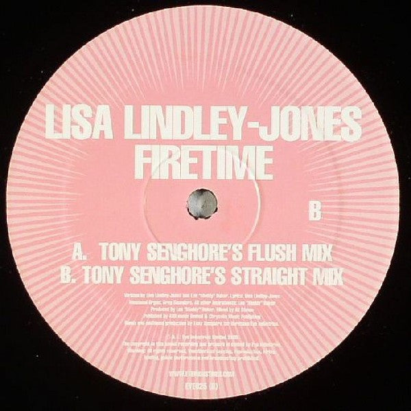 Lisa Lindley-Jones : Firetime (12")