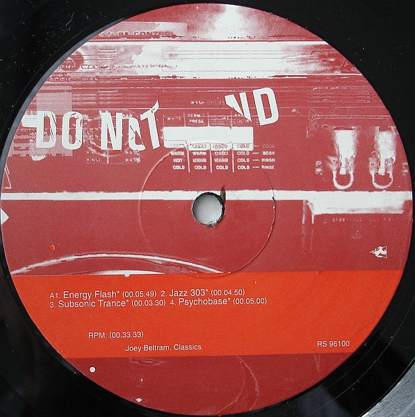 Joey Beltram : Classics (2xLP, Comp)