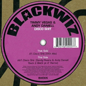 Timmy Vegas & Andy Daniell : Disco Shit (12")