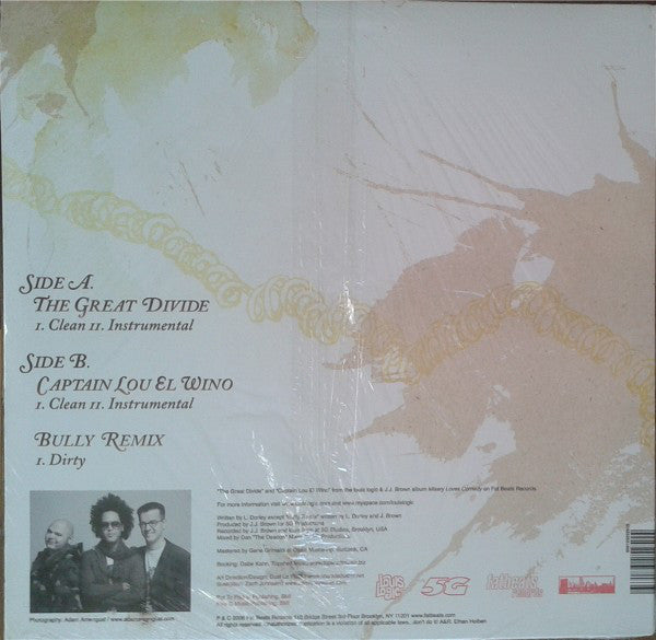 Louis Logic & J.J. Brown : The Great Divide B/W Captain Lou El Wino (12")