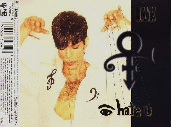 The Artist (Formerly Known As Prince) : I Hate U (CD, Single)