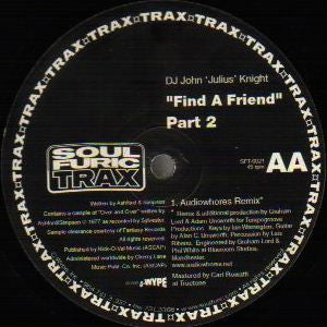 John "Julius" Knight : Find A Friend (Part 2) (12")