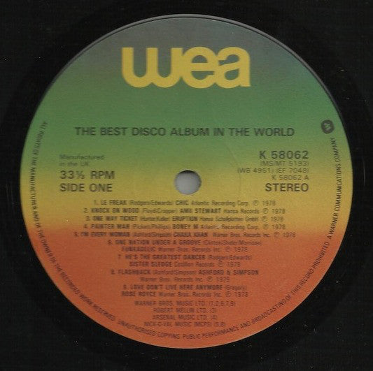 Various : The Best Disco Album In The World (LP, Comp)