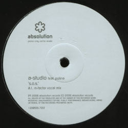 A-Studio* Feat. Polina : S.O.S. (12", Promo)