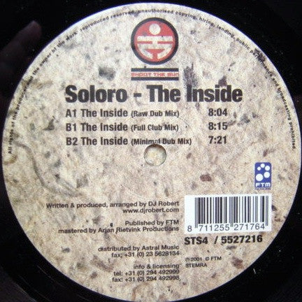 Soloro : The Inside (12")