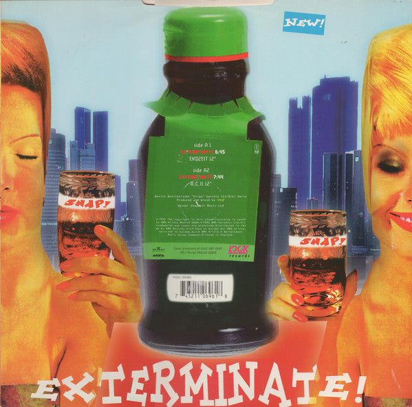 Snap! Featuring Niki Haris!* : Exterminate! (12", Single)