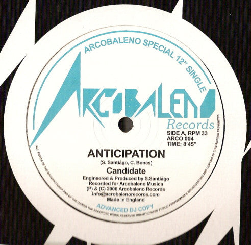 Candidate (2) : Anticipation (12")