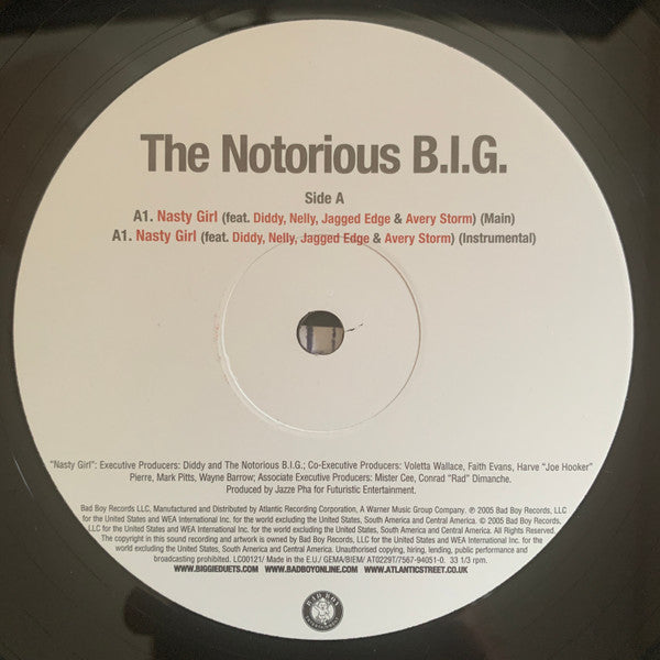 Notorious B.I.G. Feat. P. Diddy, Nelly, Jagged Edge (2) & Avery Storm : Nasty Girl (12")