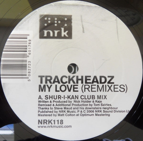 Trackheadz : My Love (Remixes) (12")