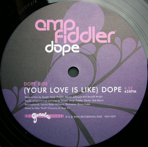 Amp Fiddler : Hope / Dope (10", Num)