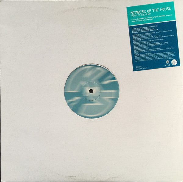 Members Of The House : Party Of The Year (12")