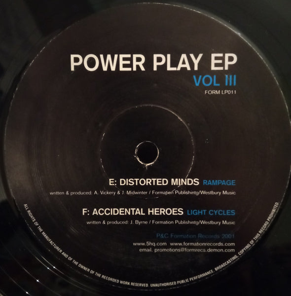 Various : Power Play EP Volume III (3x12")