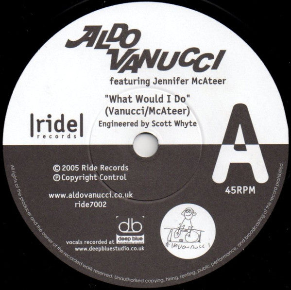 Aldo Vanucci : What Would I Do / Blow Horace Blow (7")