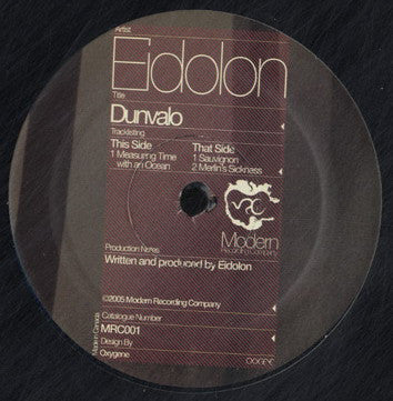 Eidolon : Dunvalo (12")
