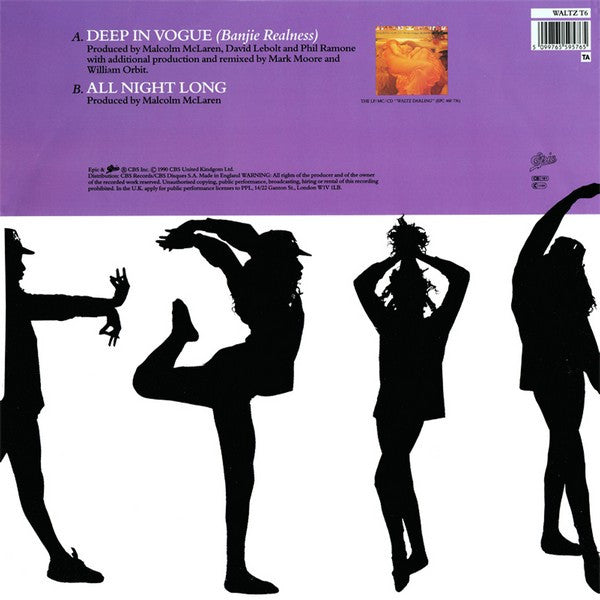 Malcolm McLaren And The House Of McLaren : Deep In Vogue (12", Single)