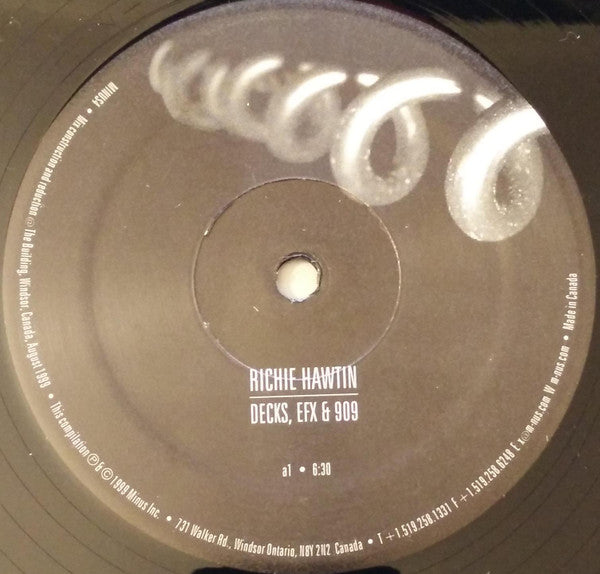Richie Hawtin : Decks, EFX & 909 (12", Mixed)