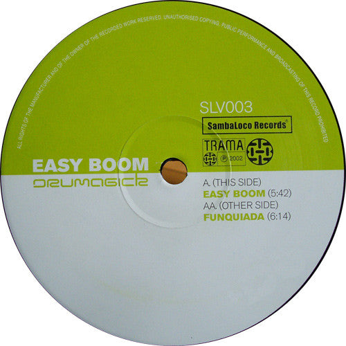 Drumagick : Easy Boom / Funquiada (12")