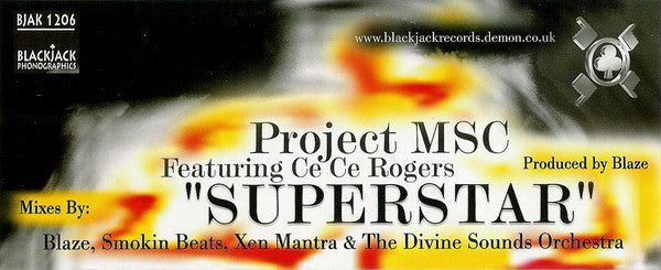 Project MSC Featuring Ce Ce Rogers : Superstar (12")
