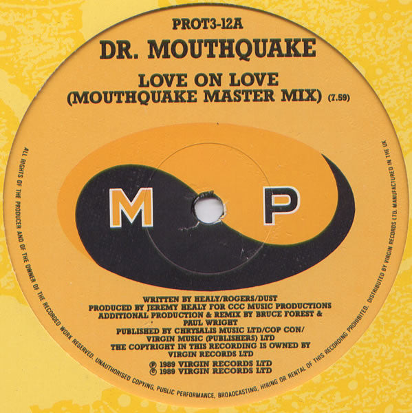 Dr. Mouthquake : Love On Love (12", Single)