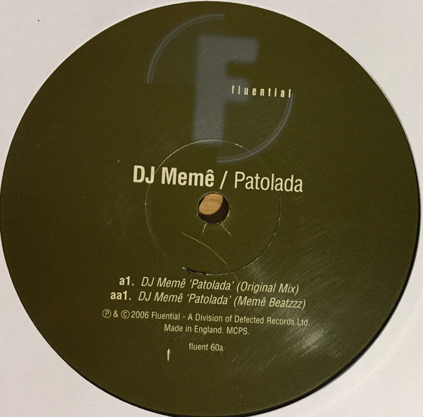 DJ Memê : Patolada (12")