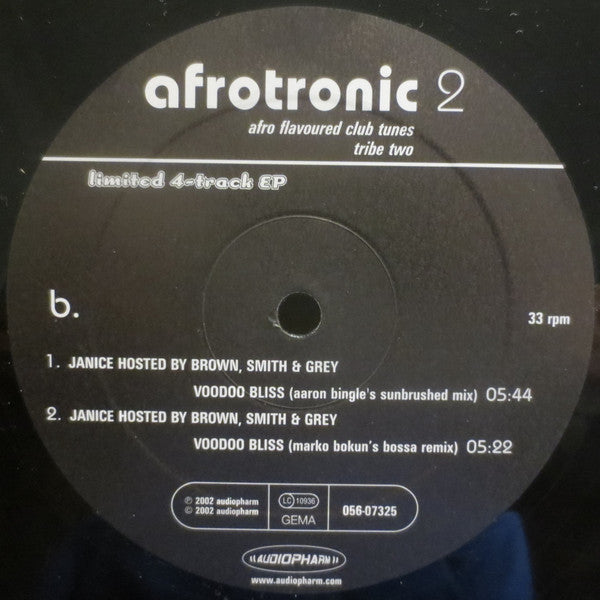 Various : Afrotronic 2 (12", EP, Ltd)