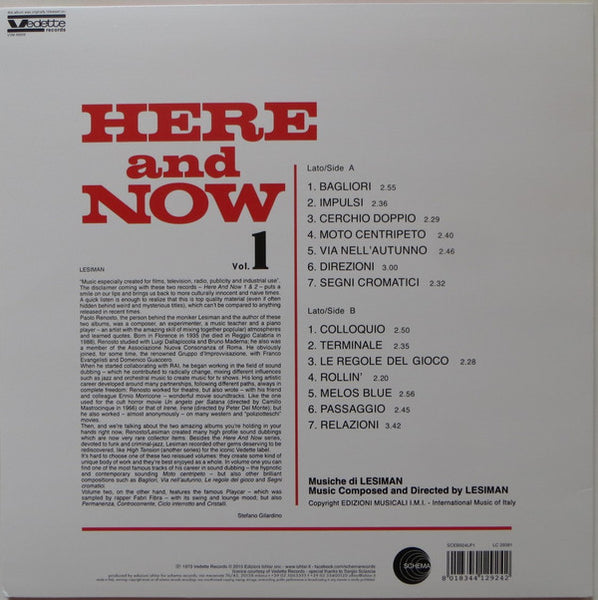 Lesiman : Here And Now Vol. 1 (LP, RE, S/Edition + CD)