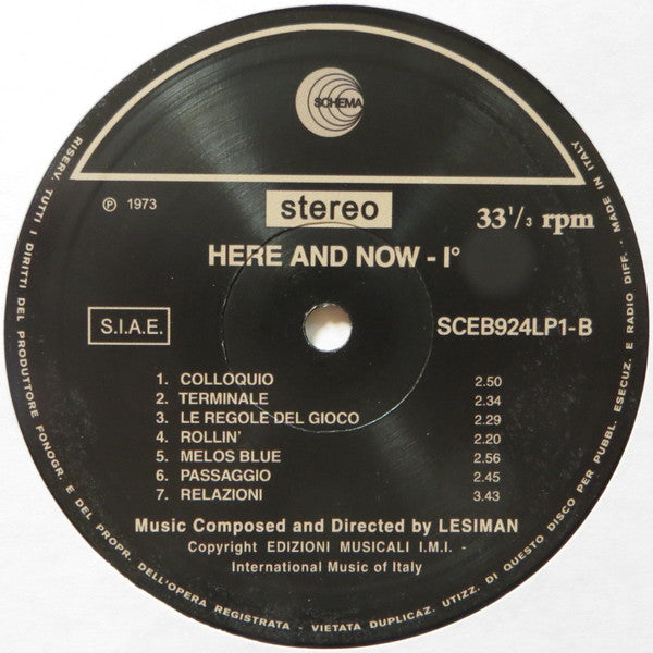 Lesiman : Here And Now Vol. 1 (LP, RE, S/Edition + CD)