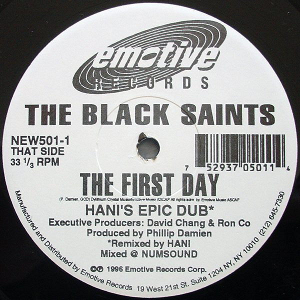 The Black Saints : The First Day (Part 1) (12")