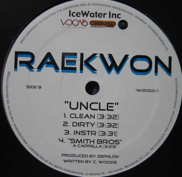 Raekwon : Smith Bros / Uncle (12")