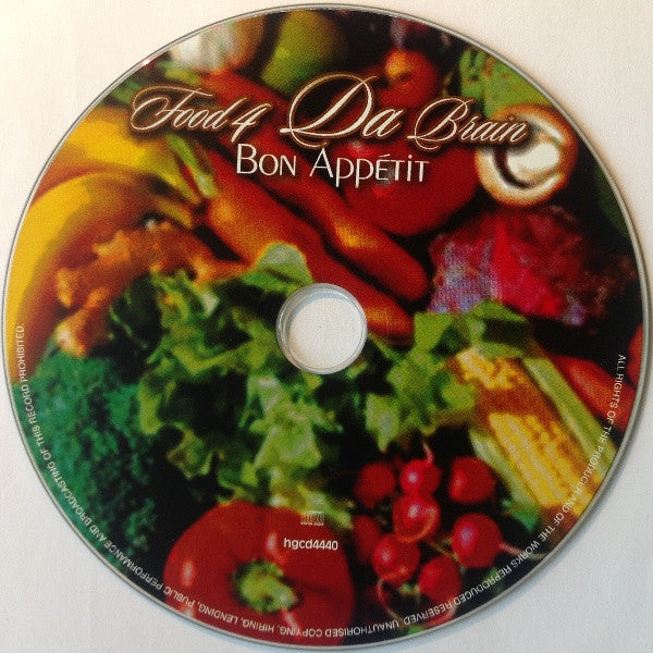 Various : Food 4 Da Brain - Bon Appétit (CD, Mixed)